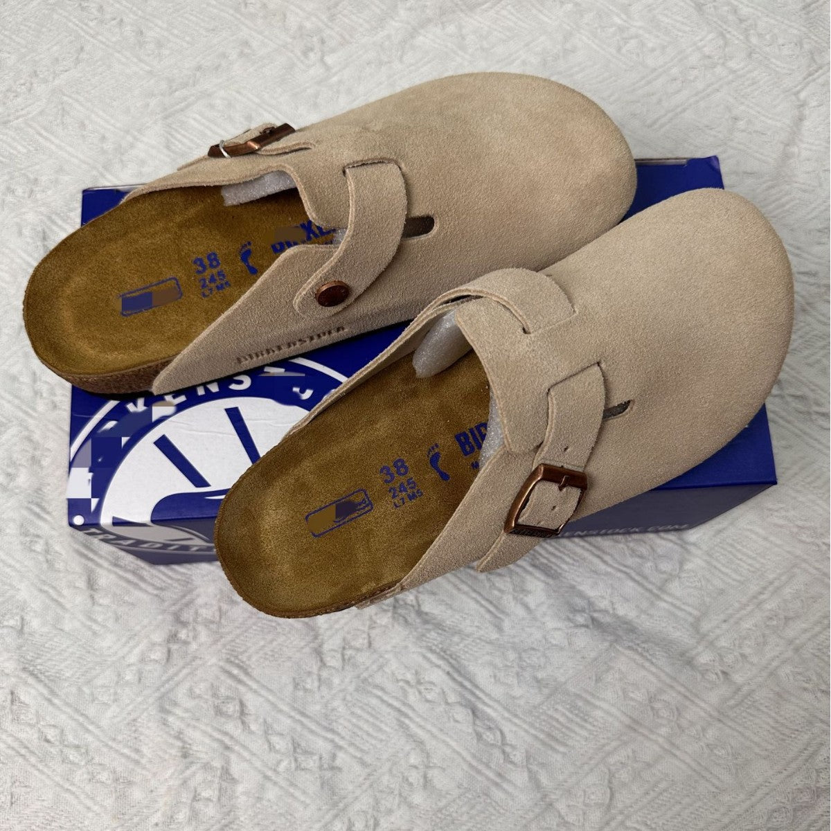 Birkenstock Leather Half-Slippers