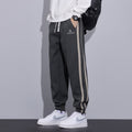 Striped Ankle-Cuff Joggers