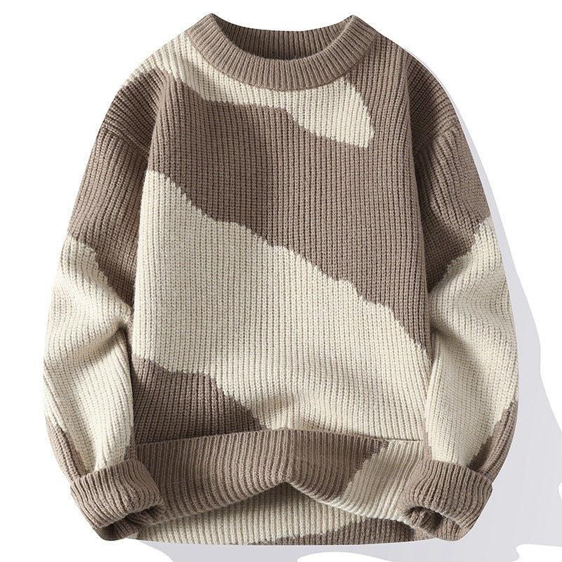Abstract Knit Sweater