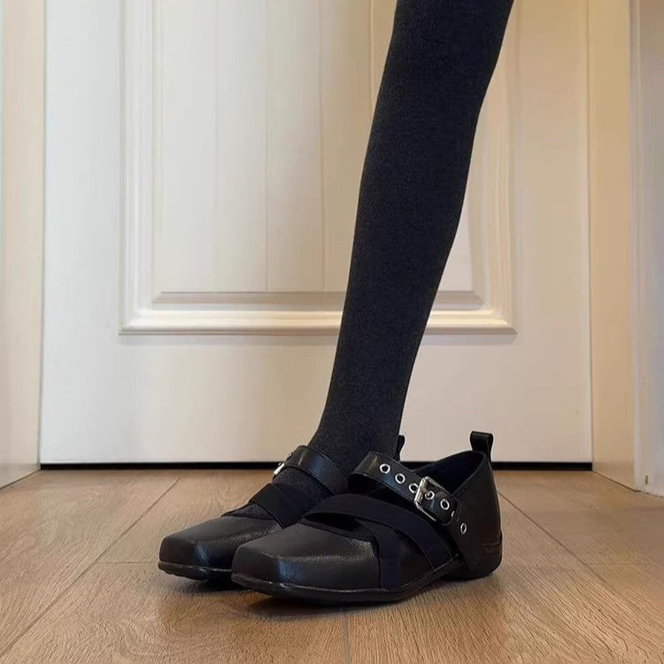 Leather Ballet Mary Janes