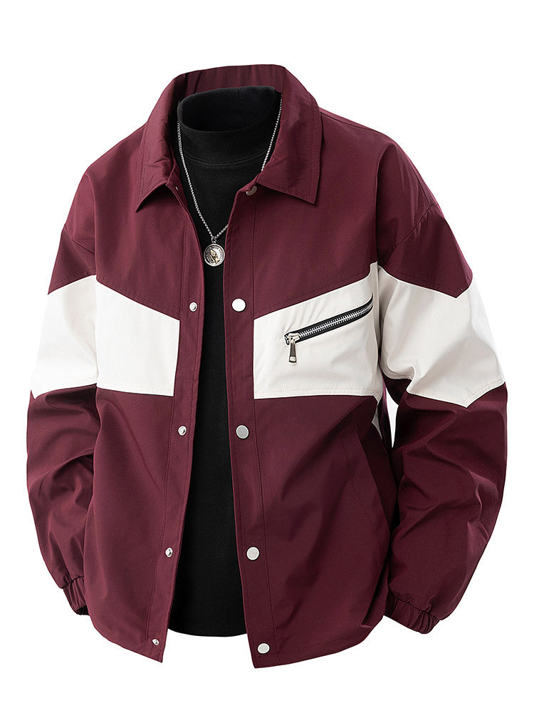 Tide Male Fashion Zip Jacket
