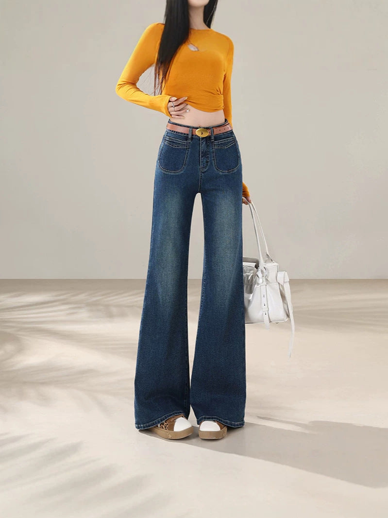 Vintage High-Waist Wide-Leg Jeans