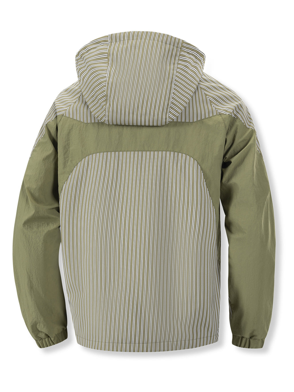 Technical Stripe Hooded Shell
