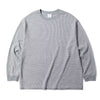 Split hem sleeve sweatshirt Grey