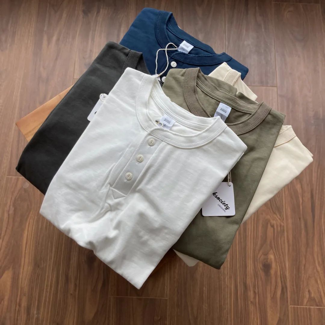 Heavyweight Henley Long Sleeve