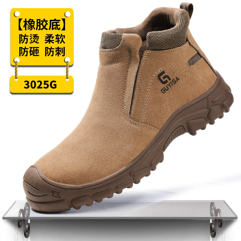 anti-puncture safety work wear-resistant shoes