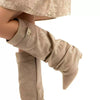 Suede apricot