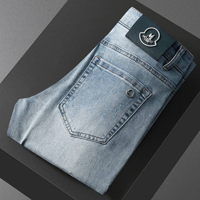 Men's Slim-Fit Straight-Leg Jeans