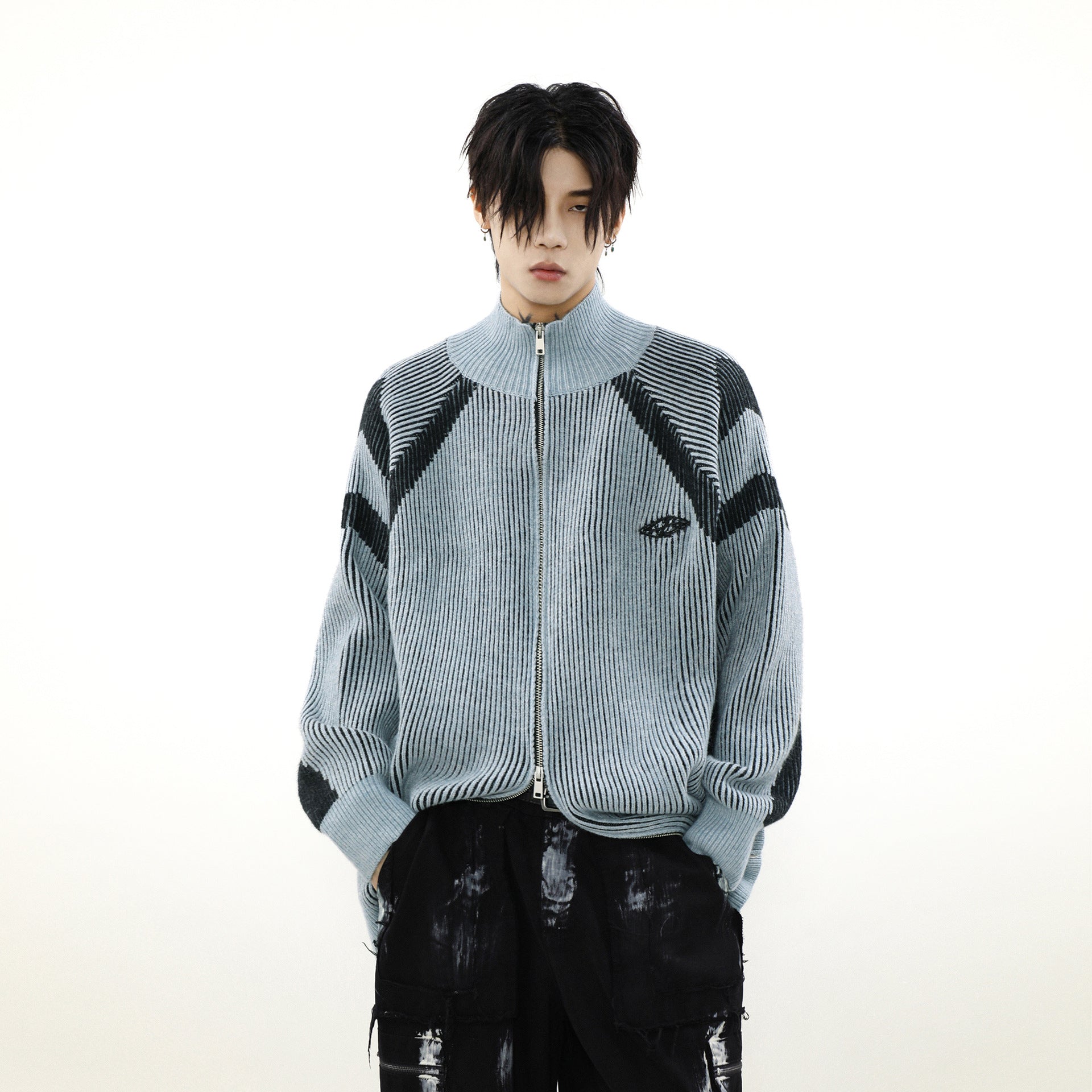 Knit Full-Zip Jacket For Men