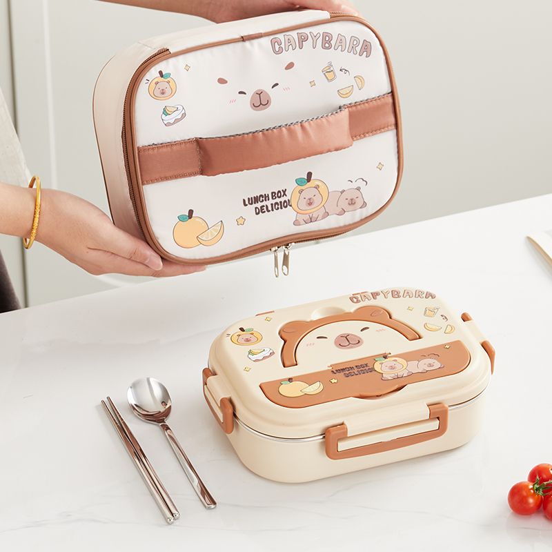 Panda Stainless Steel Lunch Box Set