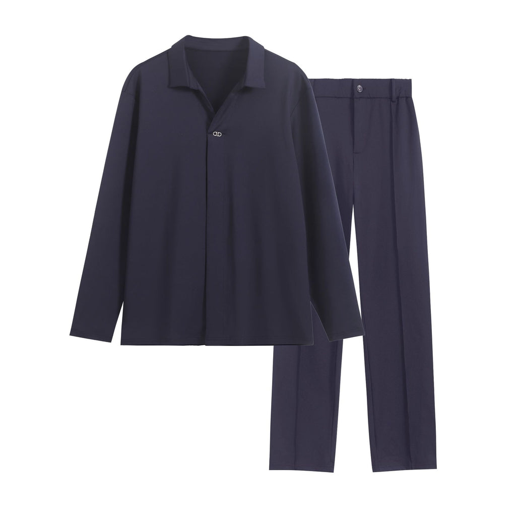 Seamless Ice Silk Men's Suit