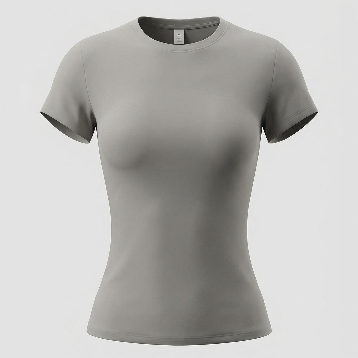 Slim-Fit Short-Sleeve Yoga Top