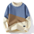 Waffle Knit Geometric Pullover