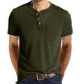 Men’s Slim-Fit Henley Tee