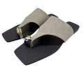 Square-Toe Thong Flats – product view