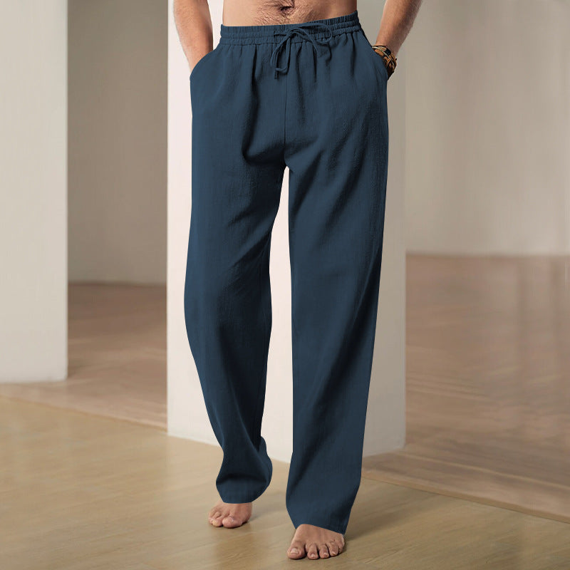 Men's Loose-Fit Wide-Leg Trousers