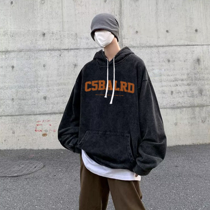 Oversized Print Hoodie