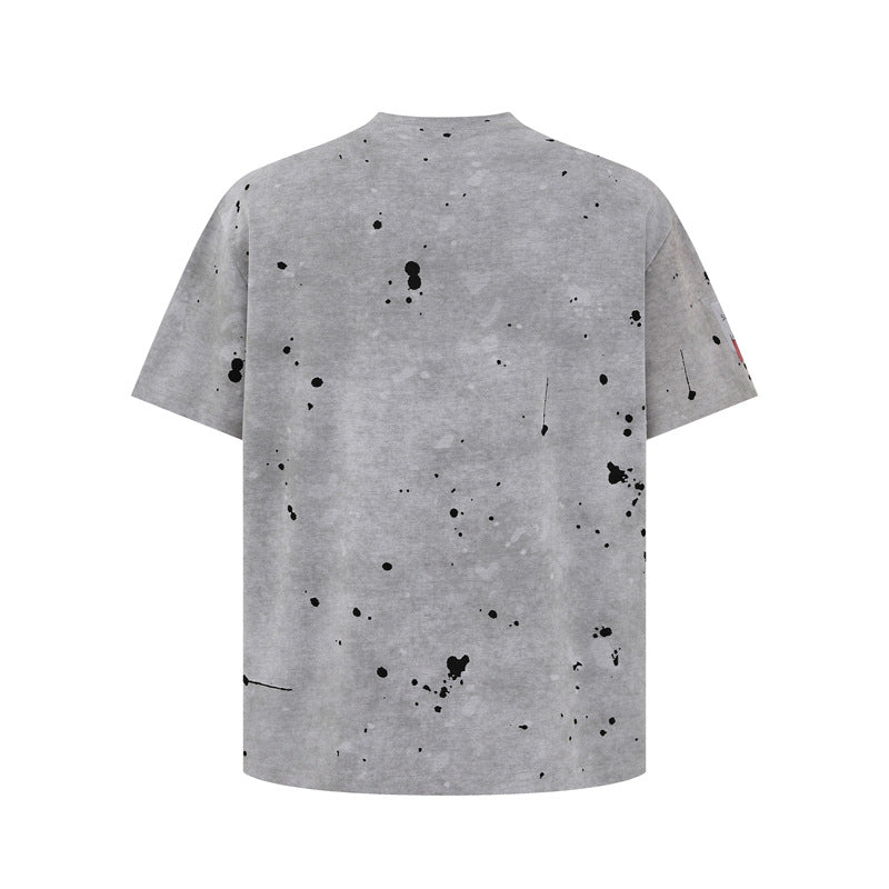 Splatter Print Graphic Tee