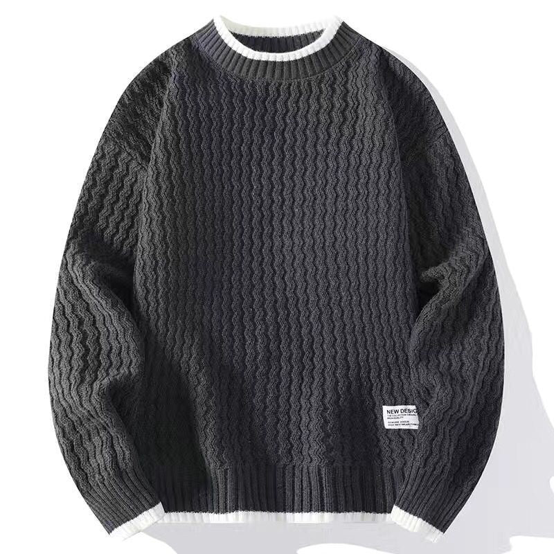 Men's Textured Knit Sweater