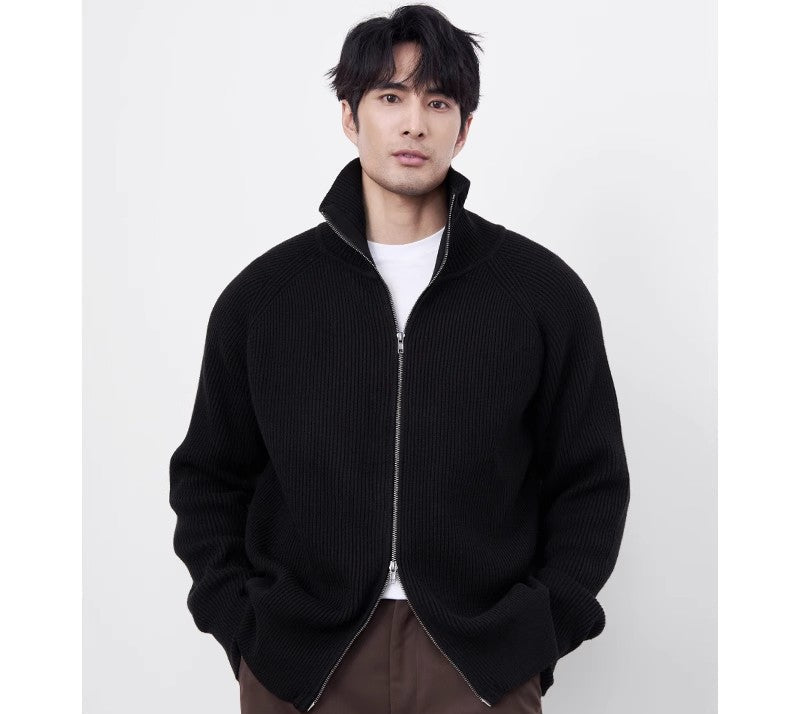 Men's Zip Cardigan Sweater