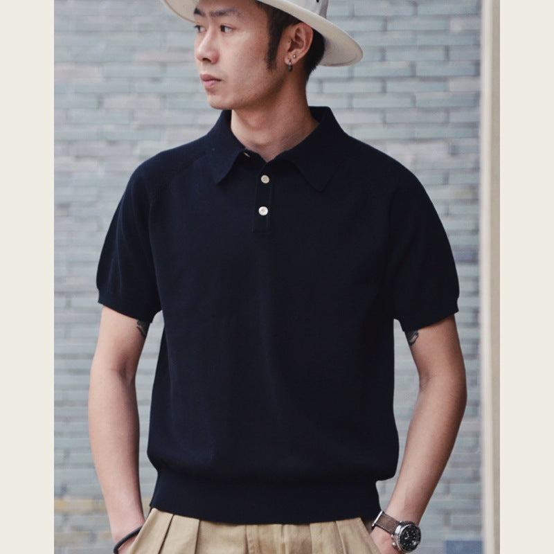 Retro Knit Polo