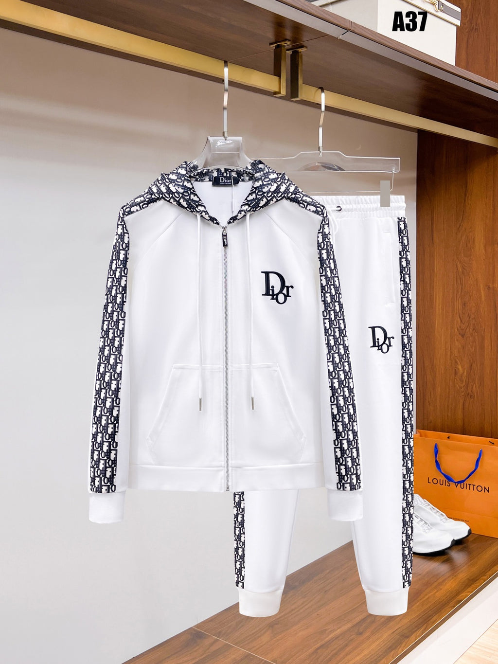 casual and versatile long-sleeved men's and women's P sweatshirt sweatshirt and sweatshirt suit