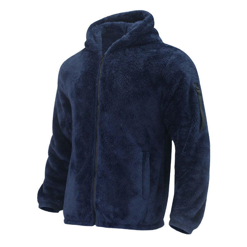 Men’s Plush Sherpa Zip Hoodie