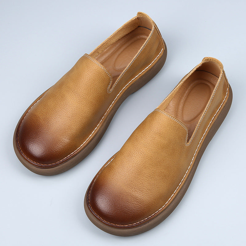 Men’s Classic Leather Slip-On Loafers