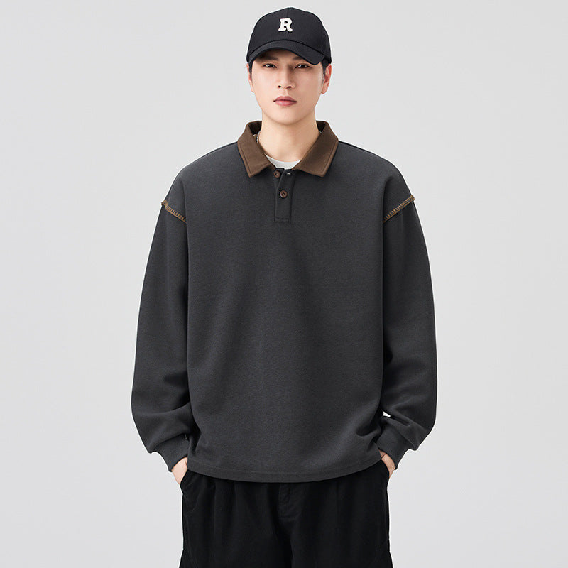 Men's oversized polo shirt.