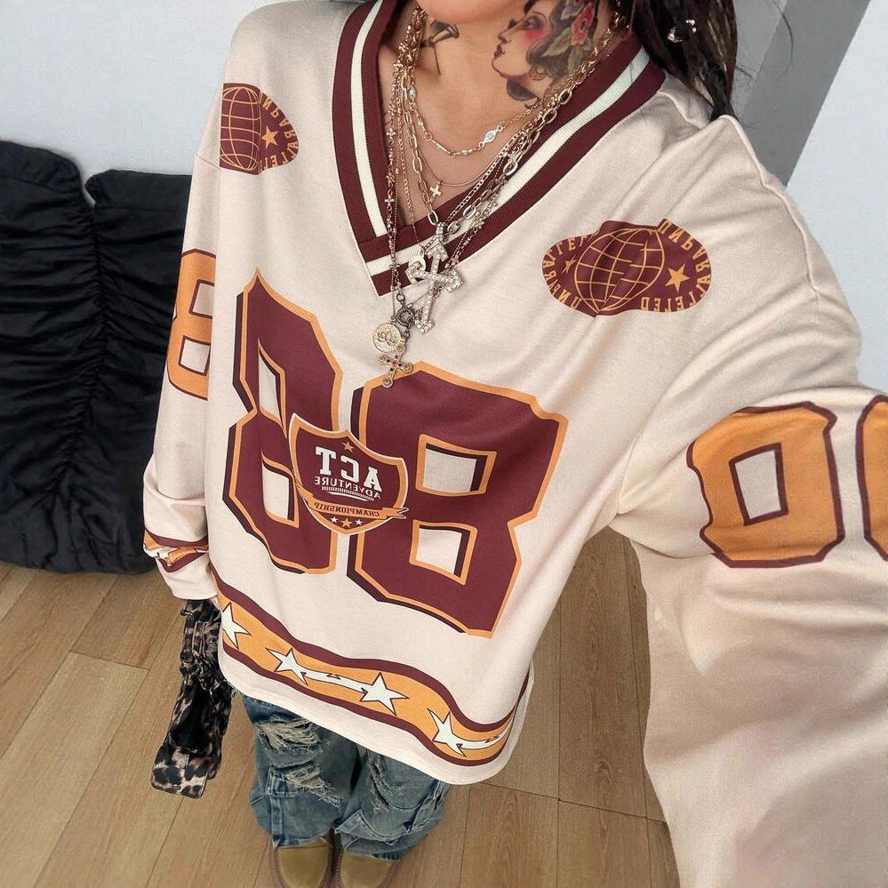 Varsity Heritage Oversized Top