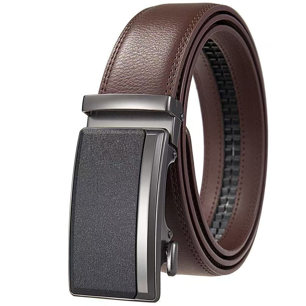 Automatic Buckle Leather Belt