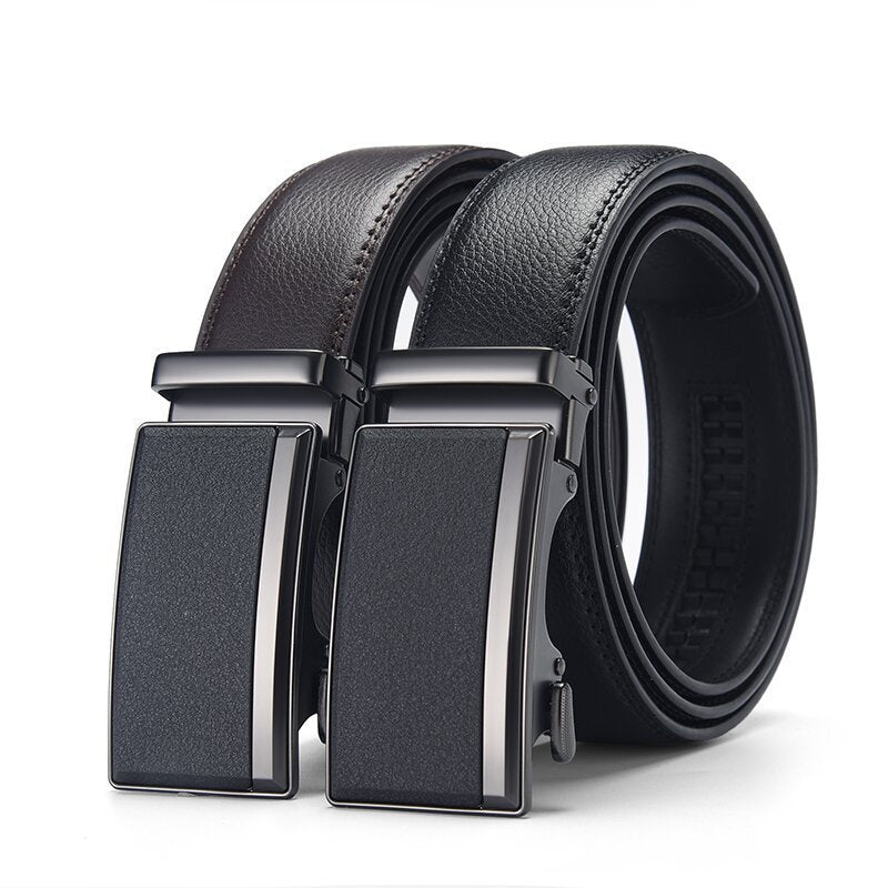 Automatic Buckle Leather Belt