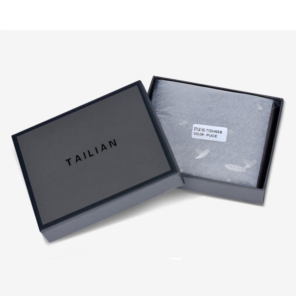 Classic Leather Bi-Fold Wallet