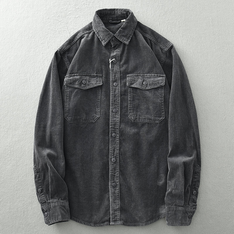 Premium Corduroy Utility Overshirt
