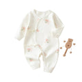 Long-Sleeve Cotton Baby Base-Layer Jumpsuit