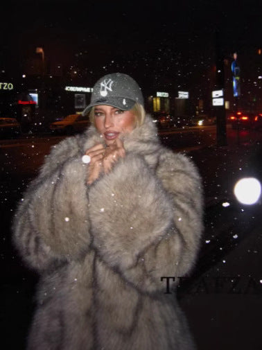 Women's Relaxed Faux Fur Jacket
