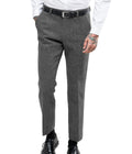 Men’s Herringbone Straight-Leg Suit Pants