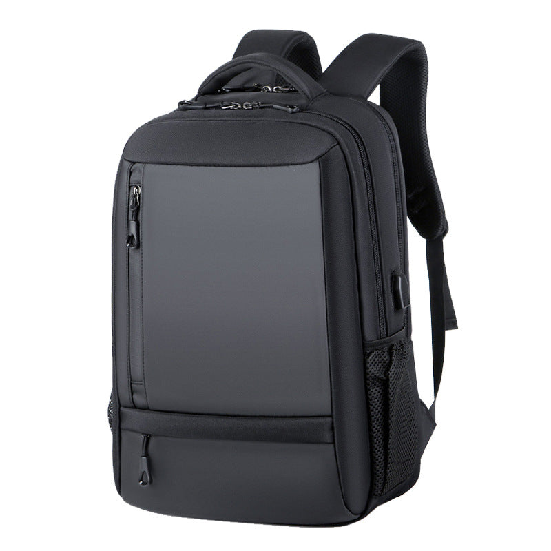 Men's business commuter backpack high-end fashion travel women's backpack waterproof computer bag shoulder casual school bag