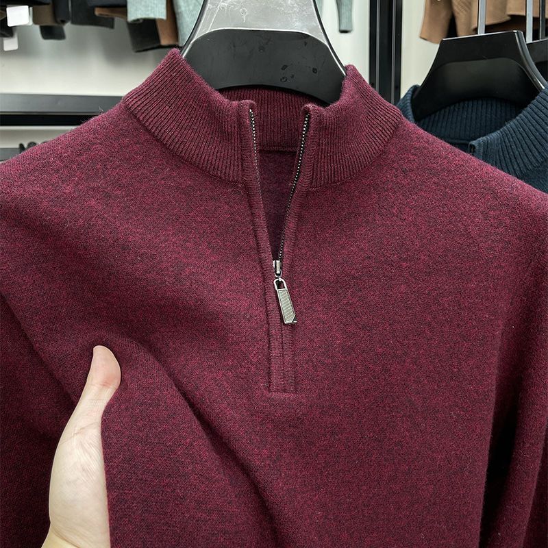 Half-Zip Knit Pullover