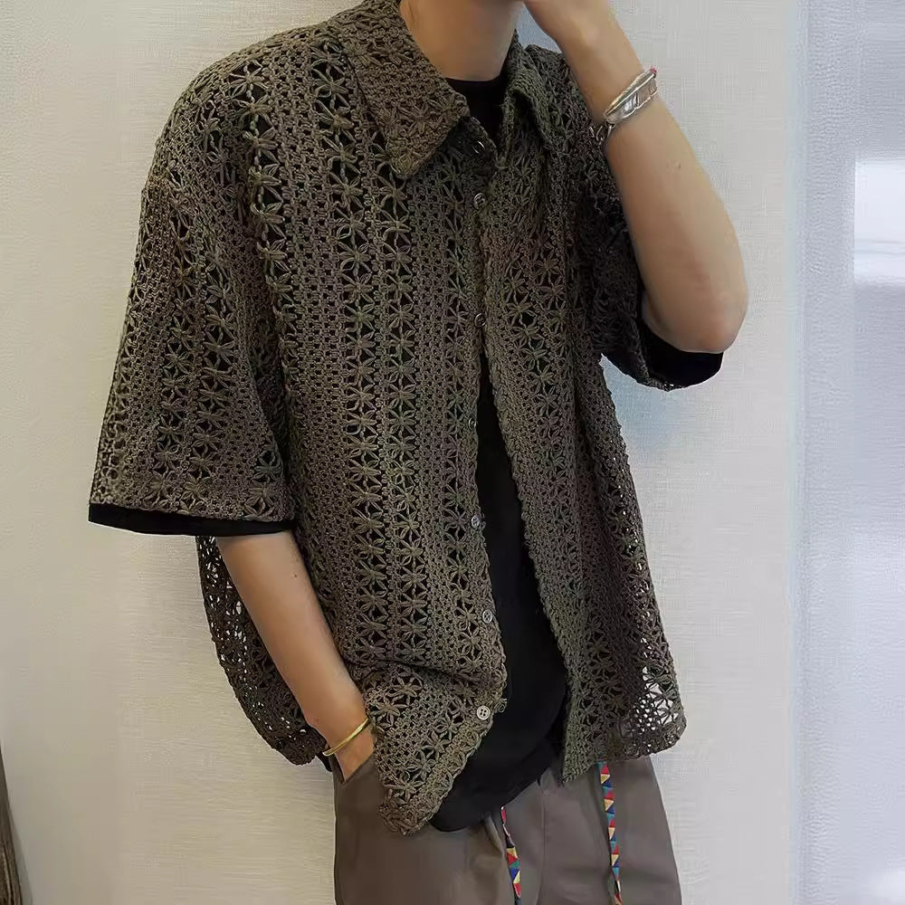 Lace Crochet Overshirt