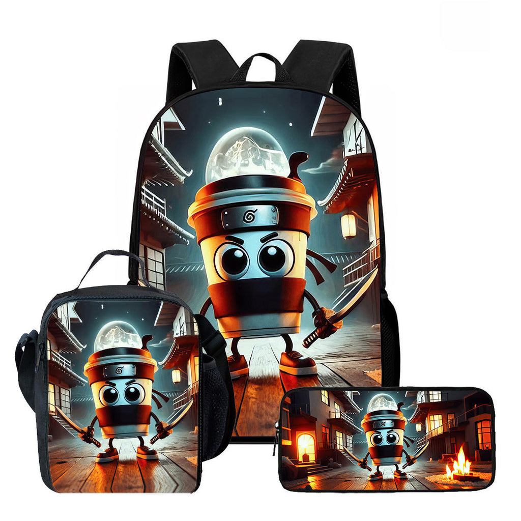 Viral brainrot Backpack Set