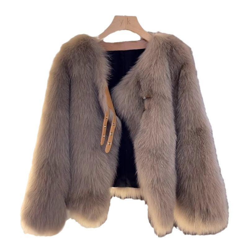 Plush Faux Fur Jacket