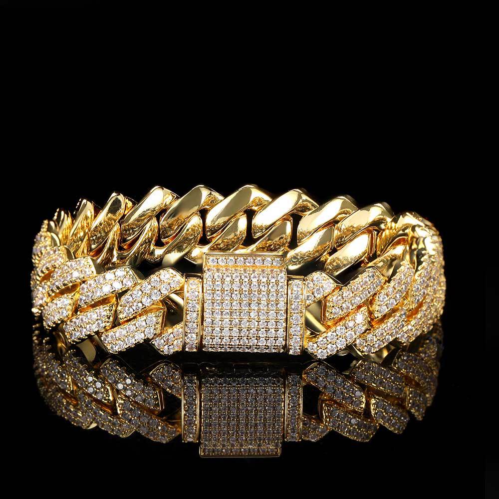 Premium Iced Out Cuban Link Bracelet