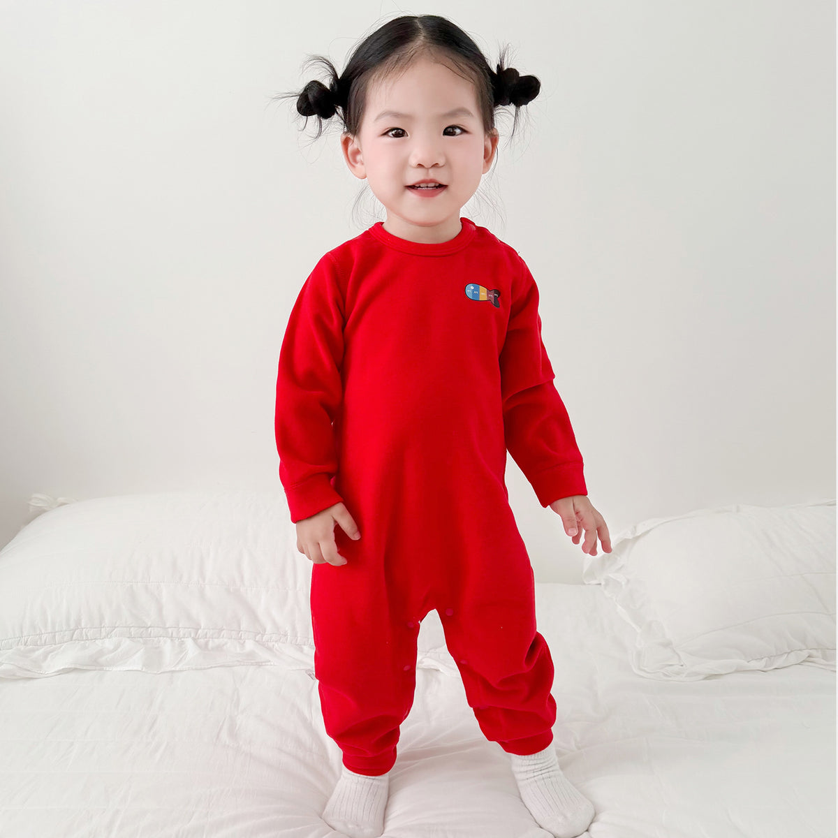 Mulberry Silk Warm Baby Jumpsuit