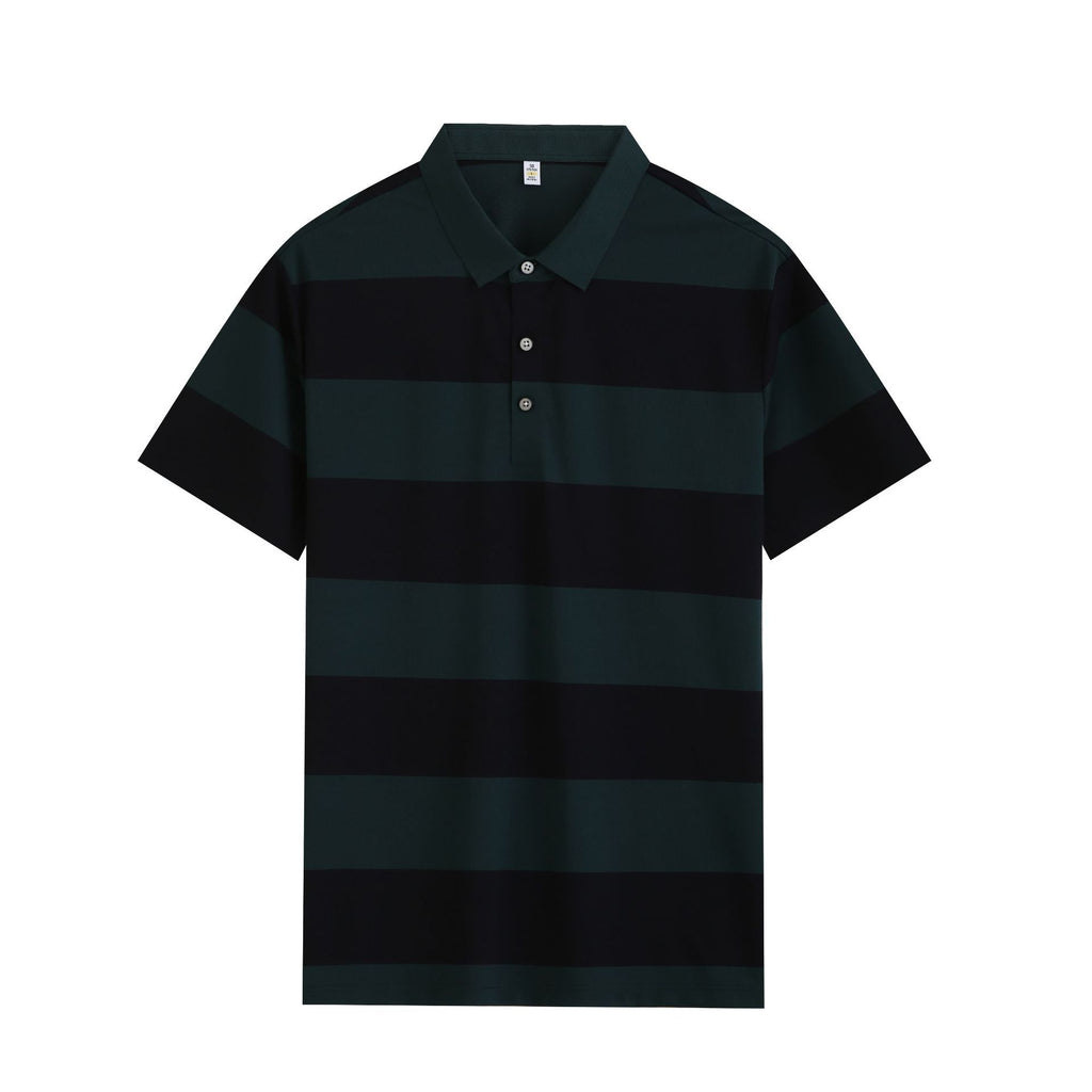 Textured Striped Polo