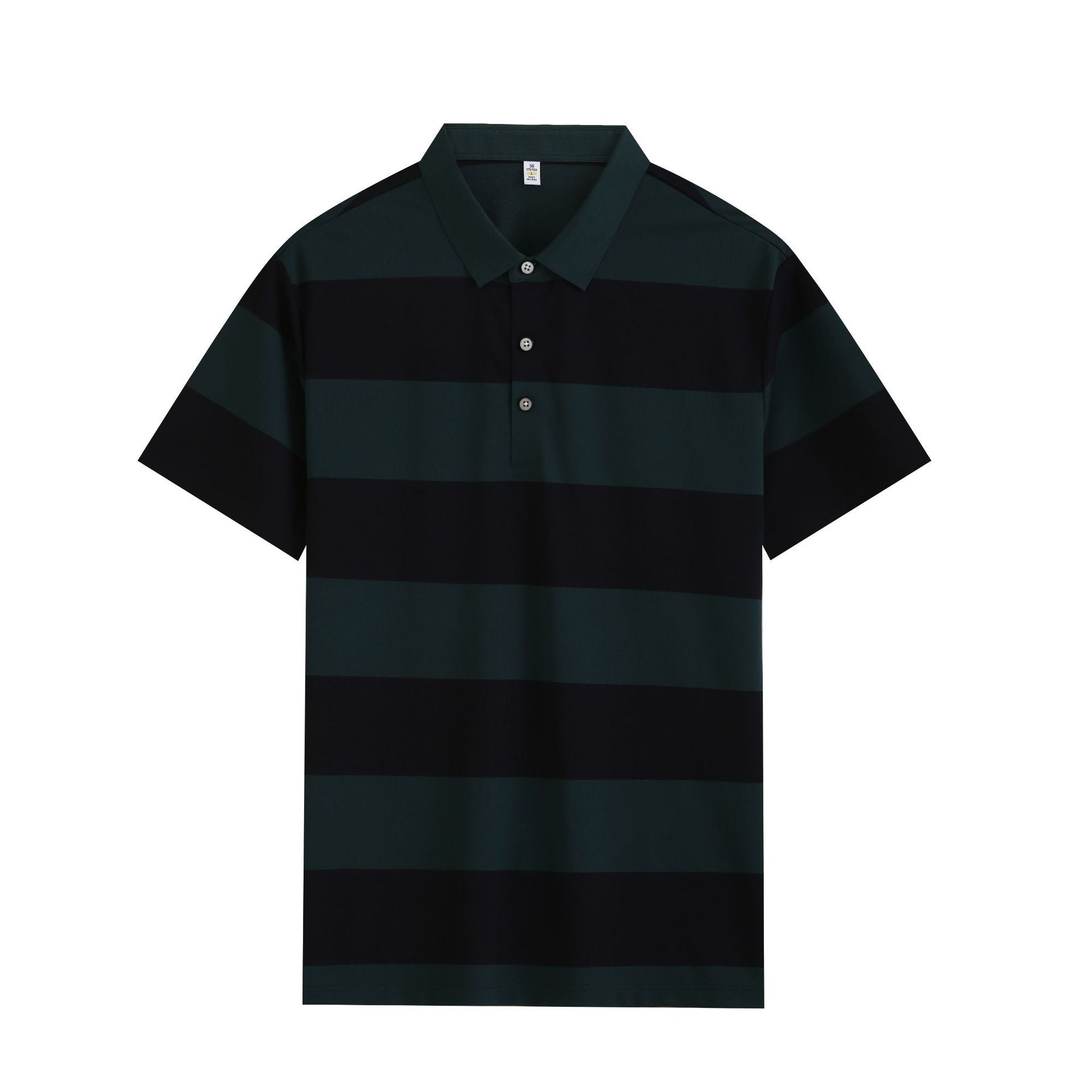 Textured Striped Polo