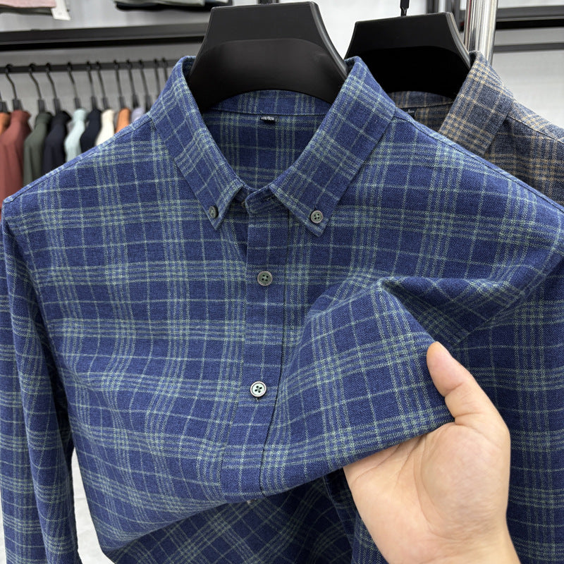 Premium Brushed Plaid Shirt