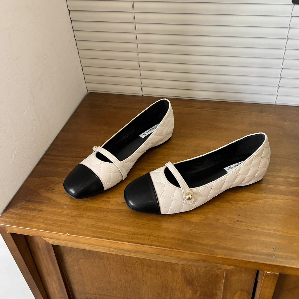Colorblock Mary Jane Heels