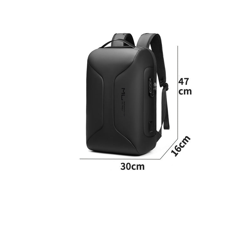 Sleek Tech Shell Backpack