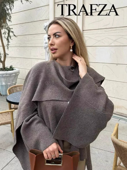 Women's Cape-Style Coat
